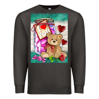 Smoke candy jar with bear  air Premium Sweatshirt - AdoDesignShop