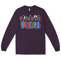 Plum dialysis tech Long Sleeve Tee - texasbilliewilder
