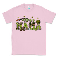 Bubblegum Pink army mama Classic Tee - Zillion Design Studio