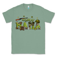 Sage army mama Classic Tee - Zillion Design Studio