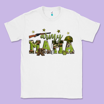 Army Mama Classic Tee Designed By Zillion Design Studio