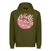 Army Green small business mama Premium Hoodie - MaliasSmallBusiness