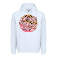 White small business mama Premium Hoodie - MaliasSmallBusiness