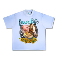 Grape Ice chicken pig horse farm life Urban Heavy Tee - texasbilliewilder