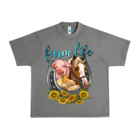 Tornado chicken pig horse farm life Urban Heavy Tee - texasbilliewilder