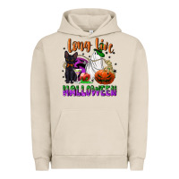 Pigment French Oak long live halloween Urban Hoodie - NancyCooperArtShop