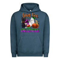 Pigment Midnight Navy long live halloween Urban Hoodie - NancyCooperArtShop