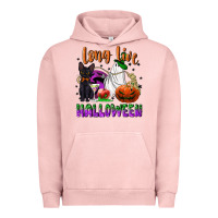 Pigment Salmon long live halloween Urban Hoodie - NancyCooperArtShop