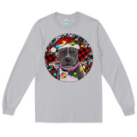 Moon Dust pitbull and buffalo plaid Long Sleeve Tee - RanaPortraitStore