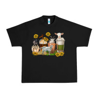 Black coffee cups goats Urban Heavy Tee - texasbilliewilder