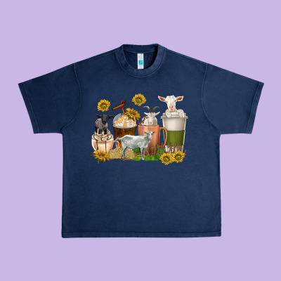 Urban Heavy Tee coffee cups goats