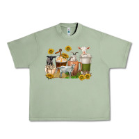 Oil Green coffee cups goats Urban Heavy Tee - texasbilliewilder