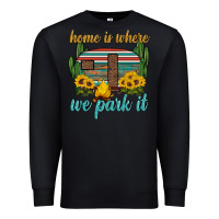 Black home is where we park it Premium Sweatshirt - Artiststas
