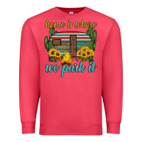 Cardinal home is where we park it Premium Sweatshirt - Artiststas