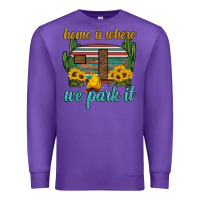 Purple home is where we park it Premium Sweatshirt - Artiststas