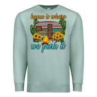 Seafoam home is where we park it Premium Sweatshirt - Artiststas