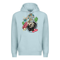Blue Mist cowboy tears Premium Hoodie - MaliasSmallBusiness