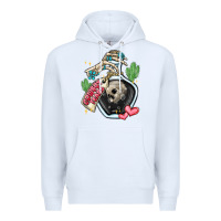 White cowboy tears Premium Hoodie - MaliasSmallBusiness