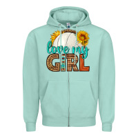 Seafoam love my girl volleyball Zipper Hoodie - HRA Design Shop