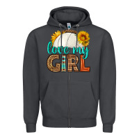 Smoke love my girl volleyball Zipper Hoodie - HRA Design Shop
