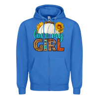True Royal love my girl volleyball Zipper Hoodie - HRA Design Shop