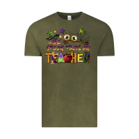 Vintage Olive one spook tacular teacher Vintage Tee - BarkalooDesign