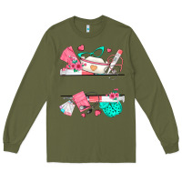 Army Green custom name nurse Long Sleeve Tee - texasbilliewilder
