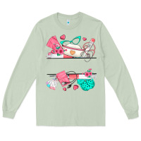 Matcha custom name nurse Long Sleeve Tee - texasbilliewilder