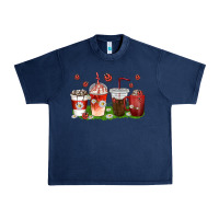Navy coffee cups lady bug with daisies Urban Heavy Tee - texasbilliewilder