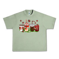Oil Green coffee cups lady bug with daisies Urban Heavy Tee - texasbilliewilder