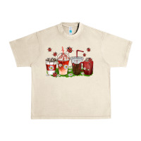 Sandshell coffee cups lady bug with daisies Urban Heavy Tee - texasbilliewilder