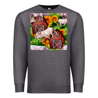 Charcoal Heather Mama And Baby Pig Premium Sweatshirt - BundleAndBundleShop