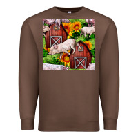 Chestnut Mama And Baby Pig Premium Sweatshirt - BundleAndBundleShop