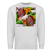 Dove Grey Mama And Baby Pig Premium Sweatshirt - BundleAndBundleShop
