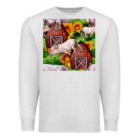 Oatmeal Heather Mama And Baby Pig Premium Sweatshirt - BundleAndBundleShop