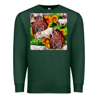 Sports Green Mama And Baby Pig Premium Sweatshirt - BundleAndBundleShop