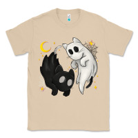 Mushroom Ghost Cats with Balance Halloween Classic Tee - texasbilliewilder