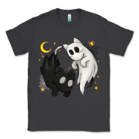 Smoke Ghost Cats with Balance Halloween Classic Tee - texasbilliewilder