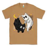 Toasted Coconut Ghost Cats with Balance Halloween Classic Tee - texasbilliewilder