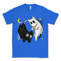 True Royal Ghost Cats with Balance Halloween Classic Tee - texasbilliewilder