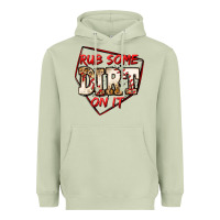 Rub Some Dirt On It Baseball Heavyweight Hoodie | Teevron