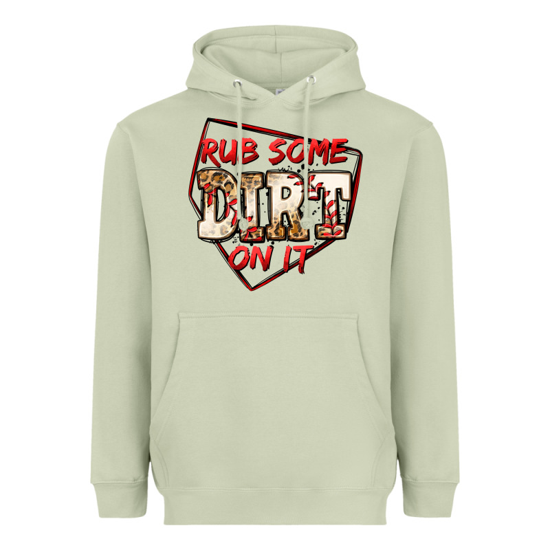 Rub Some Dirt On It Baseball Heavyweight Hoodie by Jasminsmagicworld | Teevron