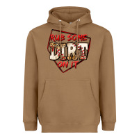 Toasted Coconut rub some dirt on it baseball Heavyweight Hoodie - Jasminsmagicworld