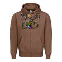 Chestnut proud autism dad Zipper Hoodie - SublimationCraftShop