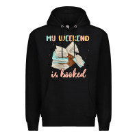 Black my weekend is booked Premium Hoodie - MaliasSmallBusiness