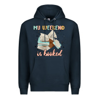 Navy my weekend is booked Premium Hoodie - MaliasSmallBusiness