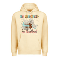 Pina Colada my weekend is booked Premium Hoodie - MaliasSmallBusiness