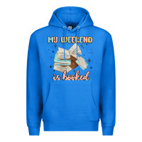 True Royal my weekend is booked Premium Hoodie - MaliasSmallBusiness