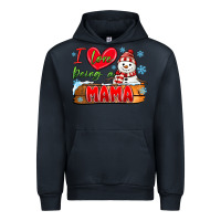 Navy i love being a mama Urban Hoodie - MaliasSmallBusiness
