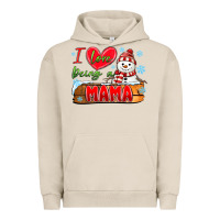 Pigment French Oak i love being a mama Urban Hoodie - MaliasSmallBusiness